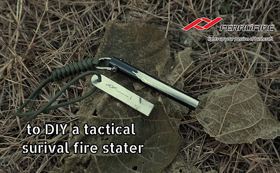 DIT survival fire starter with K38 striker
