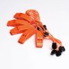 FERROFIRE emergency survival whistles with lanyard safety, sound power, orange plastic, easy to blow, bright colored