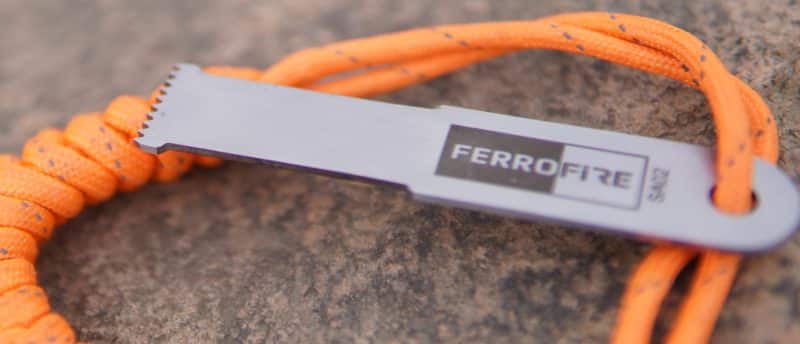 FERROFIRE SA02 carbon Ferro Rod Striker Scraper